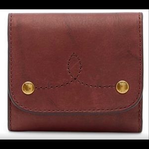 Frye Campus Rivet Leather Trifold Wallet